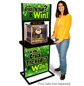 prize crack safe display stand stock